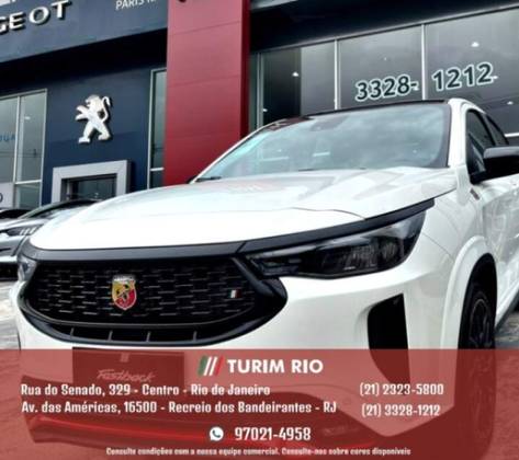 FIAT FASTBACK 1.3 TURBO 270 FLEX ABARTH AT6 FIAT FASTBACK 1.3 TURBO 270 FLEX ABARTH AT6